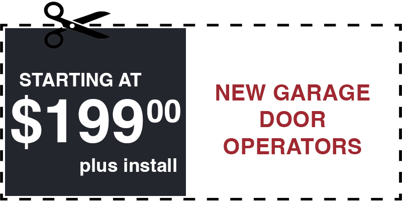 199 new garage door operators Glen Cove